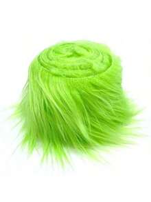 1 Pc Handmade Long Faux Fabric Shaggy Fur Patches Fabric Trim Ribbon Chair Cover Seat Cushion Pad Supplies For DIY Craft Costume Decoration, Make For Shoes Hats 1.5M Faux Fur Ribbon Tapes Diy Apparel Sewing Fluffy Trim Trimming Fabric Home Decoration Sewing Costume Plush Fur Stripe Gift - Multicolor - View 23