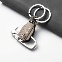 1个定制开瓶器钥匙扣 - 防丢汽车钥匙扣，汽车钥匙链夹，休闲礼品配件，啤酒、伴郎、父亲节、母亲节、情人节、万圣节、圣诞节、感恩节、新年、生日的理想礼物，耐用，可雕刻，不锈钢，色彩缤纷，可爱，萌趣，趣味，卡哇伊，千禧年风格，时尚，男女通用，休闲，定制，个性化，独特，送给他的理想礼物，送给她的理想礼物，送给男朋友，女朋友，家人，朋友 - 黑色 - 查看 9