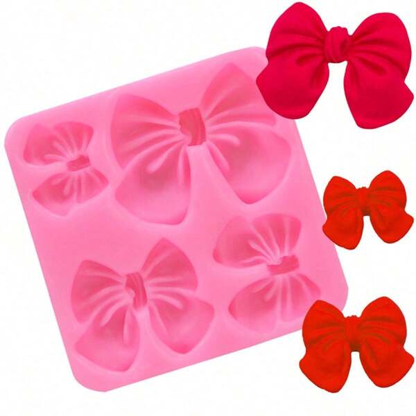 1 Stück Weihnachts-Fliegen-Silikonform, Kerzenform, Seifenform, Harzformen, DIY weiche Töpferton Tropfkleber Dekorationsform, Kerzenformen, handdekorative Kunstwerkzeuge