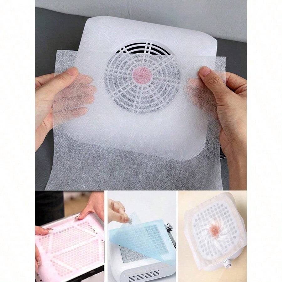100pcs Nail Vacuum Cleaner Filter Paper Filter Three Colors Non-Woven Fabric Dust Collector Replacement Nail Vacuum Cleaner Filter Portable Nail Salon Nail Studio,Nail Supplies,Nail Tools,Nail Art Tools,Back To School,Nails,Nail Tools For Press On Nails