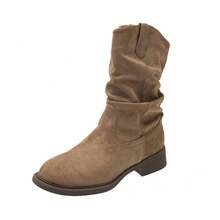 Women Western Boots - Camel - View 6