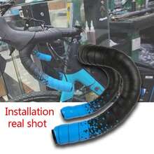 Fahrrad Lenkerband Anti-Vibration EVA gebogen Rennrad Lenkerband atmungsaktiv Lenkergurt Fahrrad Zubehör