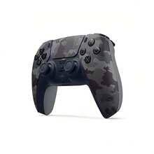 PlayStation Bộ điều khiển không dây PS5 DualSense với chức năng kích hoạt thích ứng và phản hồi xúc giác, hoạt động không dây, trải nghiệm chơi game nâng cao, Cosmic Red - Ngụy trang màu xám đen - Xem 6