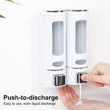 400毫升液体皂液器 现代大容量按压式皂液器 多用途皂液泵 适用于浴室厨房用品 厨房配件 厨房工具 - 彩色 - 查看 8