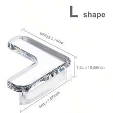 12pcs PVC Transparent Anti-Collision Corner Guards, Coffee Table Edge Protection Covers, Strong Adhesive Anti-Collision Corner Guards, Furniture Edge Safety Bumper Pads, L-Shaped