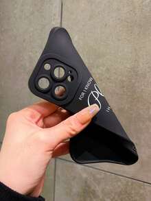 1 Stück Schwarze Augen Slogan Weiche Schutzhülle kompatibel mit iPhone 16 PROMAX/17/17PRO/16/16PRO/16PLUS/15PROMAX/15PRO/15PLUS/15/14PROMAX/14PRO/14/13PRO/13/12PRO/12/11/XS/XMAX/8PLUS/7, S25/A15/A14/A50/A53/S23/S24/S21FE/S23 Ultra/S24 Ultra/A33, geeignet als Geburtstagsgeschenk, für Freundin/Freund oder für den Eigengebrauch - Verschiedenfarbig - Übersicht 4