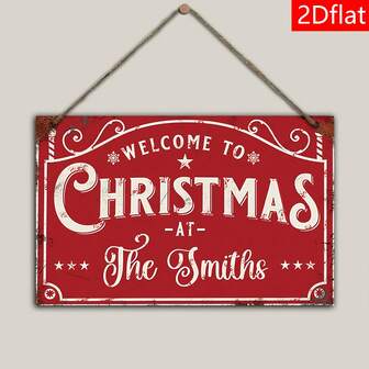 1pc Merry Christmas Wooden Sign, Vintage Santa Claus Wall Art, Suitable For Home And Cafe Decor Christmas Decorations Home Christmas Gifts Christmas Decor