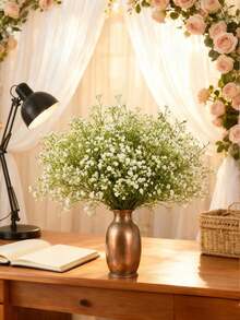 30 tallos de hojas de eucalipto con fruta, plantas verdes artificiales para decoración de bodas en jarrones, ramos, arreglos florales y decoración del hogar