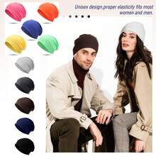 Gorros holgados unisex para hombres y mujeres, gorros de verano ligeros, holgados, suaves, ideales para quimioterapia y dormir
