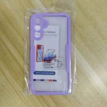 Hadaasi 1pc Soft TPU Bumper + Hard PC Back 2-In-1 Full Coverage Transparent Phone Case With Front Screen Protector, Compatible With IPhone 17 Pro/17 Pro Max/Air/17/16/16E/16 Pro Max/15/14/13/12/11 Pro Max/Plus/SE2/SE3, Galaxy M36/S25 FE, 12/13C/12C/Note 12 Pro/NOTE14 PRO+/NOTE13 PRO/NOTE13 PRO+, POCO M6 PRO, Reno14 Pro/Reno14 F, Hot 60 Pro/Hot 60 Pro+ - Mauve Purple - View 71