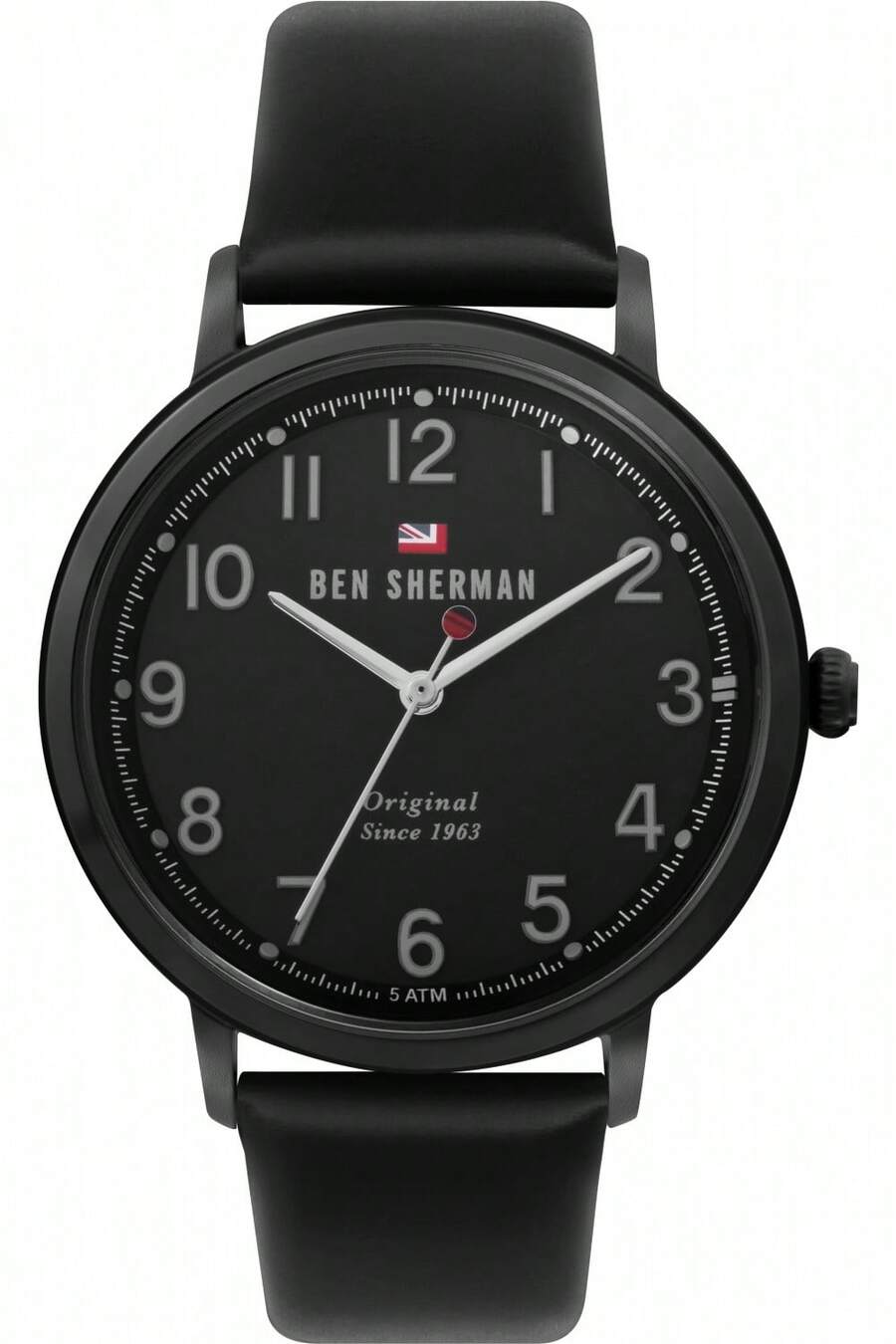 Ben Sherman Men's Analog Quartz Watch With Leather Strap WBS113BB - one-size - View 1