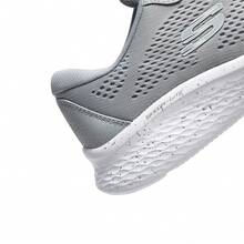 Skechers Women's Hollow Breathable Lace-Up Casual Sports Shoes - Grey - View 9