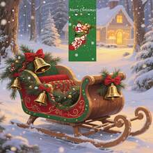 Portador de dinero de Navidad, paquete de 12 tarjetas de felicitación de Navidad y Año Nuevo, tarjetas de regalo, sobres para dinero, decoración navideña