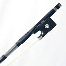 カーボンファイバー コントラバス弓 ジャーマンスタイル 白毛 - 104W - バイオリン弓 + 白毛 - チェックする 1