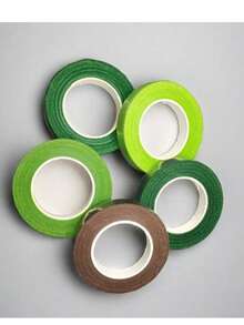 40米/2卷花园花艺师茎缠绕花艺胶带，绿色花艺胶带，DIY工艺花艺装饰材料，适用于花束、婚礼、母亲节、复活节 - Green tape 40M - 查看 11