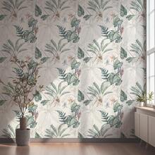 1 Roll Self-Adhesive Wallpaper,Tropical Palm Banana Leaf Pattern,Bohemian Style Plant Wallpaper, Waterproof, Removable, Peel And Paste Vinyl Contact Paper, Suitable For Home Decoration Renovation, Living Room, Dining Room, Bedroom, Wall Decoration, Tabletop, Cabinet, Niche Decoration Transformation, Can Be Cut, Easy To Install Sizes: 44cm/3/5/10m