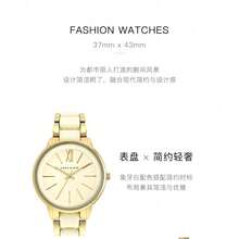 ANNE KLEIN Gold-Tone And Ivory Acrylic Women's Watch, Roman Numeral Dial, 37mm Case, Jewelry Clasp Closure, Waterproof Daily Wear Watch - one-size - View 5