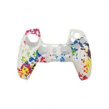 1pc Water Transfer Printing Protective Cover For PlayStation 5 Controller, Anti-Sweat, Anti-Dust, Anti-Scratch, Enhances Gameplay Experience