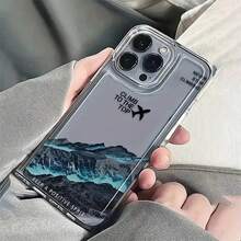 El chasis de TPU adopta un diseño de avión glacial espacial transparente, una funda protectora para teléfono personalizada y creativa, corte preciso para evitar caídas, diseño a prueba de golpes y anti-caída, resistente a la suciedad y duradera, adecuada para  17.17 Pro...17 Pro Max...17 Agua. 16.16 Pro...16 Pro Máx.16 más.. 15.15 Pro Max...15 Pro...15 más.. 14.14 Pro...14 más..14 Pro Max... 13.13 Pro...13 Pro Max...12.12 Pro...12 Pro Max...11.11 Pro...11 Pro Máx.XR.X.XS.XS máx.Modelo Se.MiNi - La elección perfecta para regalos de cumpleaños, adecuado para tu novia, novio, amigos e incluso para ti mismo. - Transparente 2737 - Ver 2