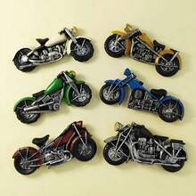 3D立体冰箱贴，摩托车冰箱贴，复古美式冰箱贴，摩托车爱好者的最爱，创意冰箱贴