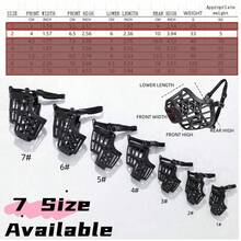 Breathable Sturdy Dog Muzzle Mask To Stop Barking And Prevent Garbage Eating - Ideal For Medium To Large Dogs - Outdoor Resistant To Biting, Disturbing, And Nuisance Behavior - Affordable, Various Sizes - Perfect Pet Muzzle Guard Drink Water