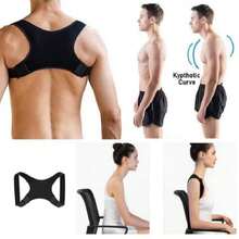 A Unisex Item Suitable For Both Men And Women In Autumn And Winter Seasons,Adjustable, Breathable Back Support Brace - Seamless Upper Back, Spine, Neck And Shoulder Support - Suitable For Daily Wear, Clavicle Stabilization - Optimizes Posture, Suitable For Vests, Training Outfits, Tops, Running, Office And Daily Posture, Sturdy Structure, Comfortable Fit, Active Lifestyle - Multicolor - View 5