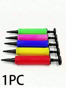 1pc/3pcs Balloon Air Pump, Portable Handheld Inflator, Manual Balloon Air Pump For Birthday Party, Celebration, Wedding, Balloons (Random Color), Hand-Operated Colorful Blower. The Number Of Air Vents At The Bottom May Vary Slightly Due To Different Batches. - Color - View 14