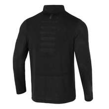 Under Armour SEAMLESS STRIDE 1/4 ZIP Long Sleeve T-Shirt, Men's Casual City Stroll, 1378168-001 - Black - View 2