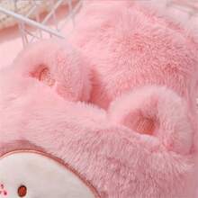 Botol Air Panas 33,81 Oz (Kurang Lebih 1000 Ml) dengan Lapisan PVC, Desain Hewan Plush yang Lucu, Penghangat Tangan & Kaki Portabel yang Dapat Dilepas, Pemanasan Cepat, Kehangatan Tahan Lama - MultiWarna - View 5