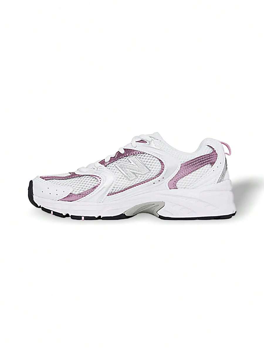Giày thể thao New Balance Unisex Nhẹ Đệm Chống Sốc Chống Trượt Lưới Thoáng Khí Thoải Mái Màu Khối Phòng Tập Chạy Bộ Đường Phố Hàng Ngày Trắng Hồng MR530PK - hồng - Xem 1