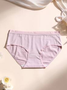 7pcs/Pack Women's Seamless Low-Rise Panties, Solid Color, Soft & Breathable, Suitable For Yoga, Sports And Daily Wear - Multicolor - View 7
