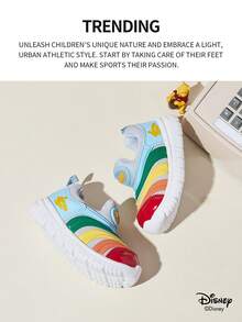 1 Pair Disney Authentic Mickey Mouse Family Infant Sports Shoes, Suitable For Daily, Holiday Sports And Outdoor Wear. Comfortable, Non-Slip, Durable, Breathable, Caring For Feet. (Boys Sports Shoes, Girls Sports Shoes, Baby Shoes)