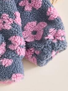 2025 Girls Thermal Lined Long Sleeve Jacket, Autumn/Winter - Dark Grey - View 3