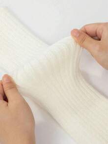 1 Pair Women's Autumn/Winter Knitted Leg Warmers, Cable Knit Layering Socks, Wool Warm Leg Covers For Boots, Girlfriend Christmas Gift2PCS4PCS6PCS - Multicolor - View 8