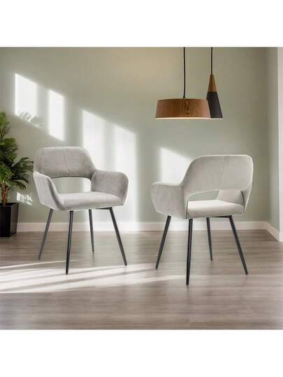 Dining Chairs, Vanity Chair, Thickened Cushions, Padded Seats, Bureau Lounge Elegante Chairs Can Be Combined Any Table, Must Have In The Restaurant view 7