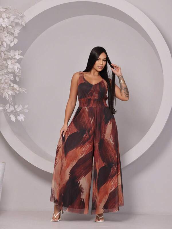 Macacão Tule Regata Forrado Lançamento