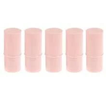 1/5pcs 5g Pink Plastic White Pink Solid Perfume Deodorant EMPTY Containers Portable Makeup Lipstick Tubes Contour Stick Packaging - Multicolor - View 8