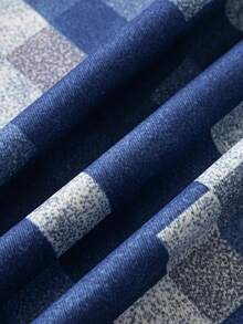 Fashionable Casual Street Style Plaid Loose Fit Men's Pants With Pockets