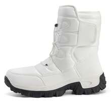 Woman's Snow Boots Outdoor Warm Sneakers Casual Sports Shoes, For Outdoor Skiing - 白色 - 查看 2