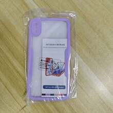 Hadaasi 1pc Soft TPU Bumper + Hard PC Back 2-In-1 Full Coverage Transparent Phone Case With Front Screen Protector, Compatible With IPhone 17 Pro/17 Pro Max/Air/17/16/16E/16 Pro Max/15/14/13/12/11 Pro Max/Plus/SE2/SE3, Galaxy M36/S25 FE, 12/13C/12C/Note 12 Pro/NOTE14 PRO+/NOTE13 PRO/NOTE13 PRO+, POCO M6 PRO, Reno14 Pro/Reno14 F, Hot 60 Pro/Hot 60 Pro+ - Mauve Purple - View 25