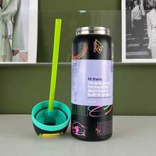 24OZ/32OZ/40OZ-OwalaCup Good Egg Vacuum Flasks & Thermoses Water Bottle Drinkware Thermo Tumbler Stainless Steel Thermal Mug Original Cold Hot,Compatible With Insulated Stainless Steel Water Bottles. This Water Bottle Features A Double-Layer Vacuum Insulation Design, Making It A High-Quality Summer Drinking Utensil. It Is Easy To Carry And Suitable For Outdoor Camping, Hiking, Car Trips, Or Travel. It Is An Excellent Gift Choice. It Is A Sports Water Bottle, Designed Specifically For Water Drinkers. It Is Very Suitable For Outdoor Picnics, Summer Activities, Outdoor Adventures, Camping, Gyms, Dormitories, Yoga, Car Rides, Office Commutes, Teachers, Graduation Gifts, Teacher Gifts, Mother's Day Gifts, Birthday Gifts. It Is Very Suitable For Drinking Water, Iced Tea Or Coffee, Cold Drinks And Hot Drinks. - Ngón tay đen 32OZ - Xem 4