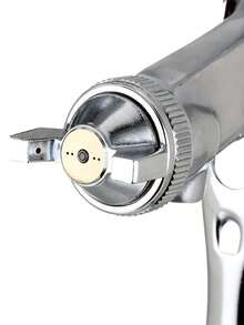 Pistola De Gravedad 1,5 Mm, Capacidad De 400 Ml, Pistola Para Pintar De Gravedad Uso Profesional Industrial Herramienta Automotriz Mecanica - Plateado - Ver 6