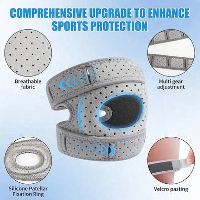 2PCS Wellknee Knee Brace, Sleeve For Women Men, Adjustable Patellar Tendon Tool