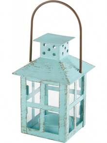 Kate Aspen Lámpara de Aspecto Antiguo, Azul - CH - Ver 6