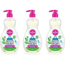 Dapple Baby Bottle Soap, Hypoallergenic Dish Soap For Baby Bottles, Powered By Plants, 1 Pump Included, Packaging May Vary, Fragrance Free, 16.9 Fl Oz (Pack Of 3) - mặc định - Xem 8