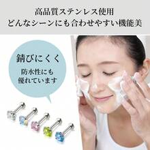 Women Stud Earrings - レッドハート - Xem 5