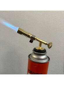 1 个丁烷喷灯、专业厨房喷灯、厨房点火器、用于汽车维修、焊接、焦糖布丁、寿司、煎炸、烘焙、烧烤、厨房小工具、烹饪配件（不含燃气和油）