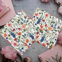 20/40/60 Peças Guardanapos de Papel Descartáveis de Camada Dupla com Estampa Floral Colorida, Padrão de Lavanda e Dente-de-leão, Adequado para Casa, Cozinha, Decoração de Festa, Piquenique ao Ar Livre, Casamento, Restaurante, Toalhas de Mesa Descartáveis, Decoração de Mesa de Alta Qualidade, Aplicável para Uso Diário, Catering, Montagem de Festa, Acampamento, Comemorações e Mais Cenários, Estético e Prático - Multicolorido - Visão 5