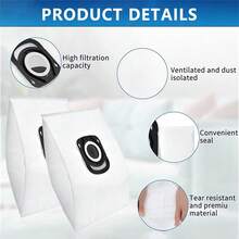 أكياس الغبار ل- Rowenta Hygiene+ ZR200520، ZR200540، ZR200720، ZR200920، أكياس مكنسة كهربائية بديلة ل- Rowenta Compact Power X-Trem Power & Silence Force ، متوافقة مع RO64xx، RO63xx، RO68xx، RO39xx