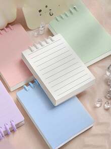 A7 Slim Loose-Leaf Notebook For Everyday Use - Small, Mini, Word Pocket Notebook With High Appearance Level, Portable Desk Accessory, Fashionable Compact Journal For Notes, Sketches, And Travel, Cover, Premium Paper, Ideal Gift, Yet Classic Studio-Style Writing Pad, Perfect For On-The-Go Organization - Multicolor - View 5